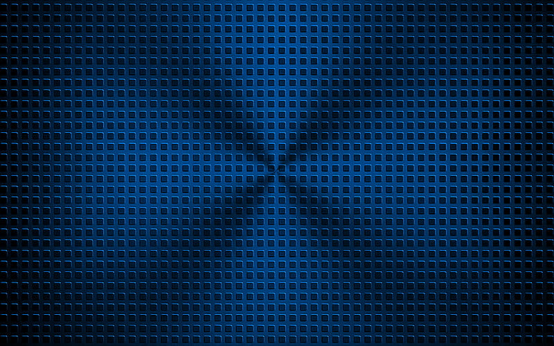 blue metal grid, grunge, metal grid textures, blue metal background, metal grid backgrounds, grunge backgrounds, HD wallpaper