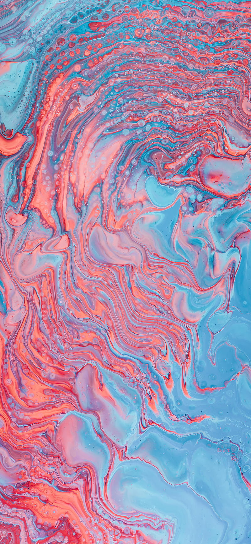 Liquid paint, abstract, colors, iphone 11, pink, HD phone wallpaper | Peakpx