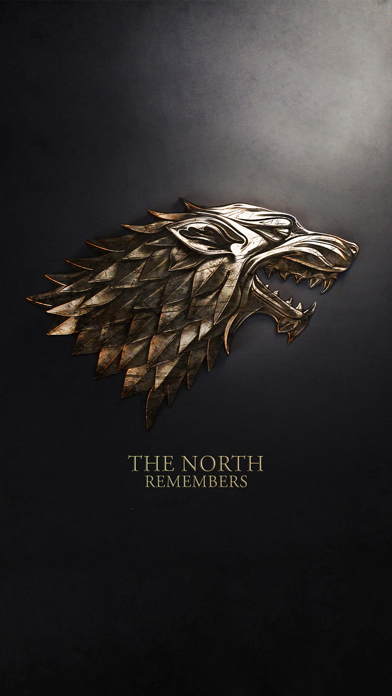 Game of Thrones, direwolf, gameofthrones, got, jonsnow, northremembers, stark, HD phone wallpaper