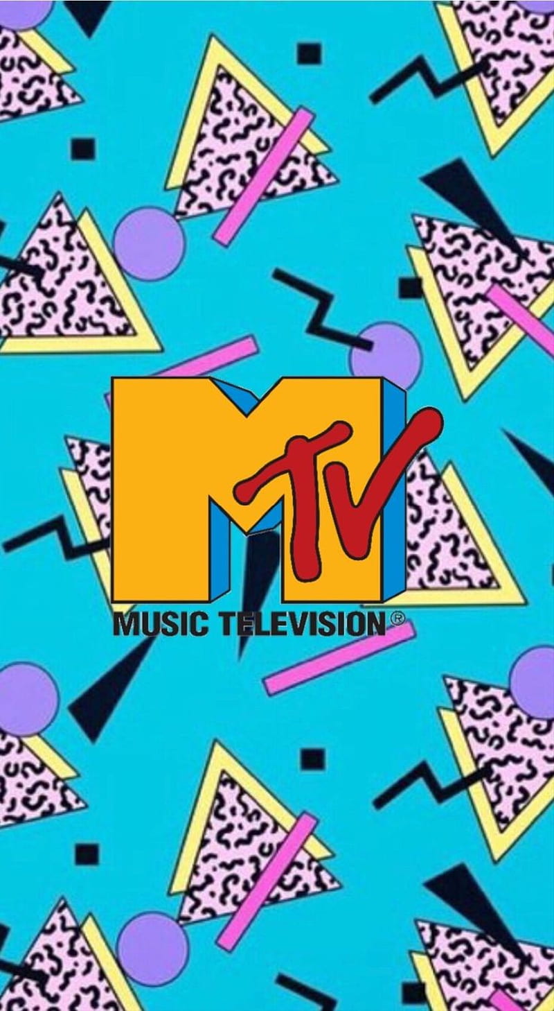 MTV, aesthetic, indie, nostalgia, art, grunge, tv, neon, Tumblr, 90s, edgy, HD phone wallpaper
