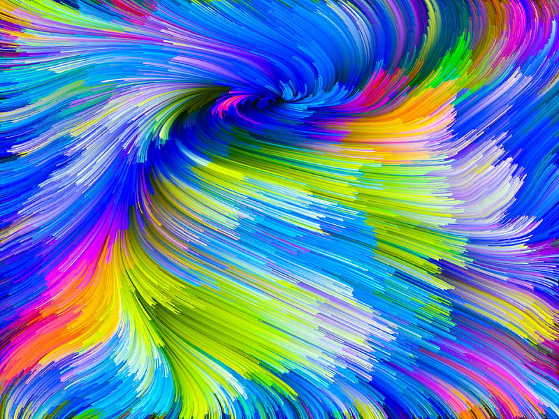 Rainbow Paint Splash, HD wallpaper