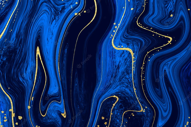 Blue gold marble Vectors & Illustrations for, Navy Blue and Gold Marble, HD wallpaper