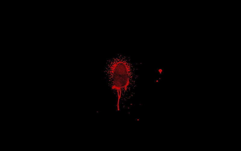 The imprint of a drop of blood, HD wallpaper
