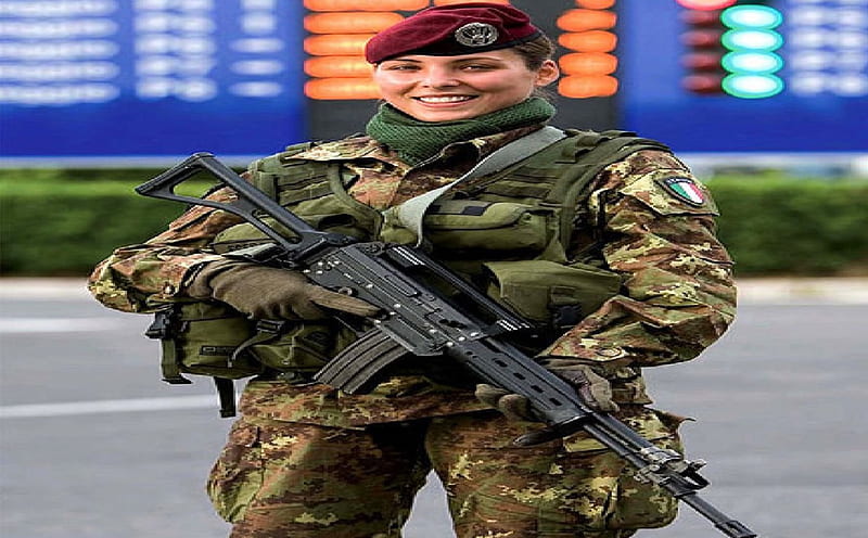 Italian Women Army, recon, marines, marine corps, usmc, HD wallpaper
