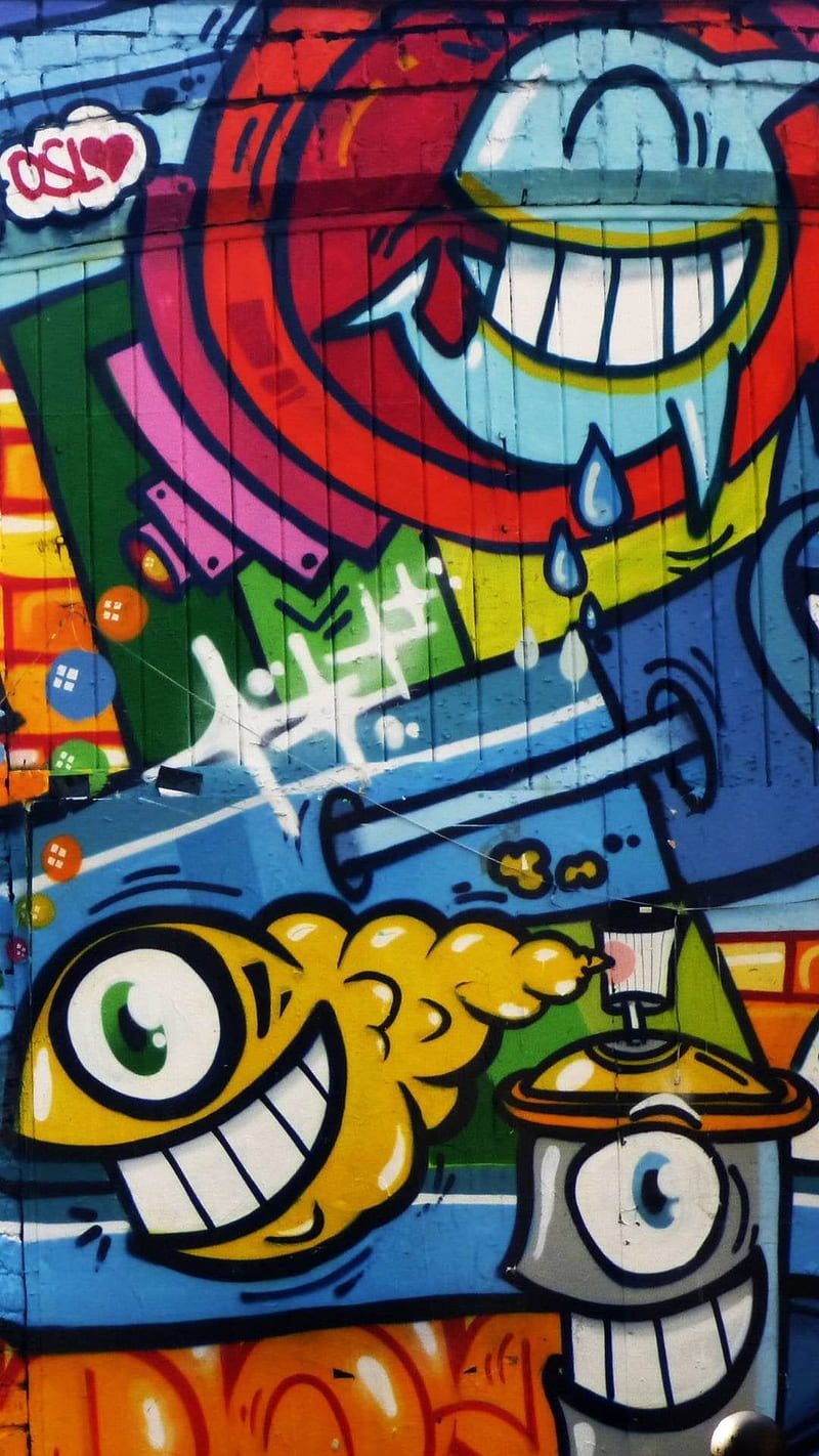 Street art, Oslo. iPhone X - iPhone X, Graffiti Art, HD phone wallpaper