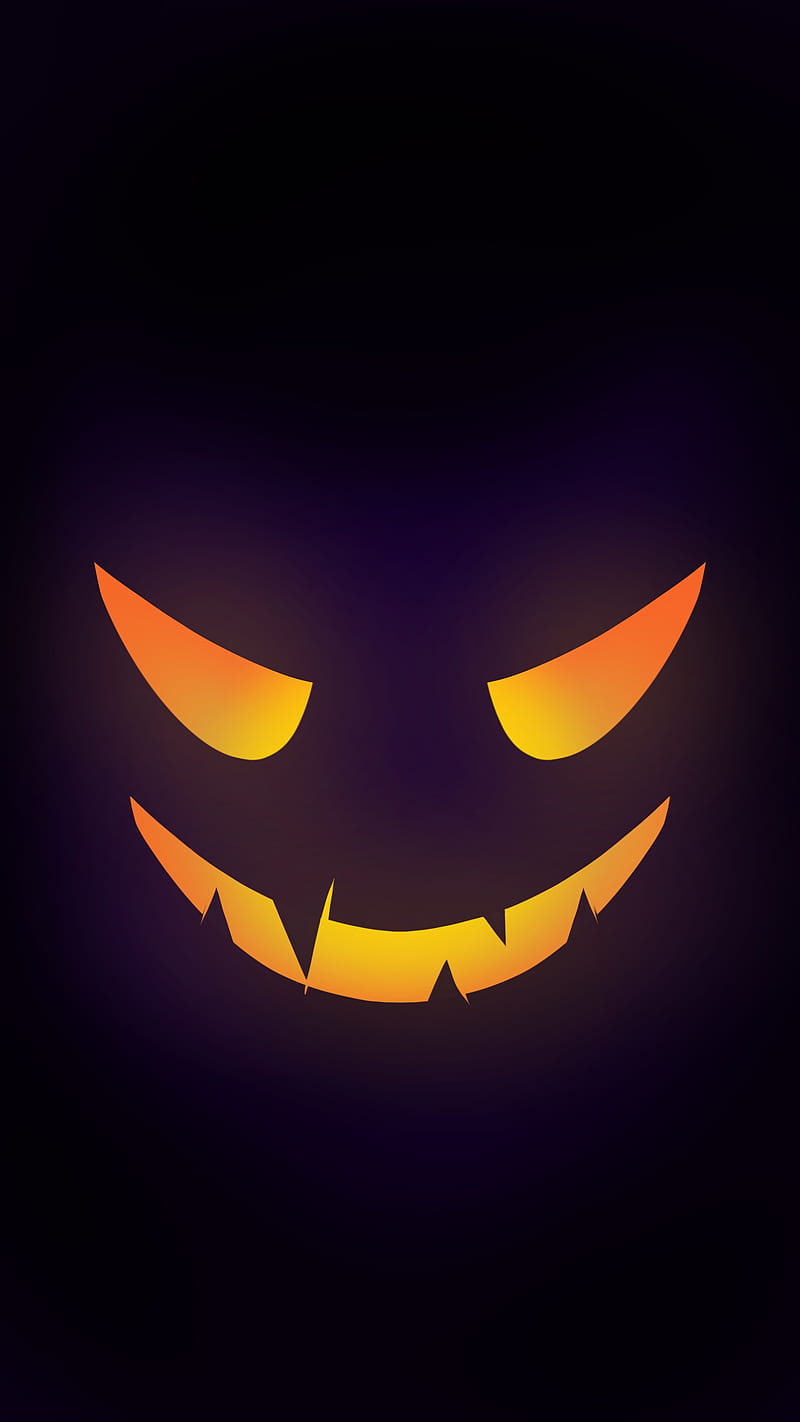 halloween face dark, emoji, HD phone wallpaper