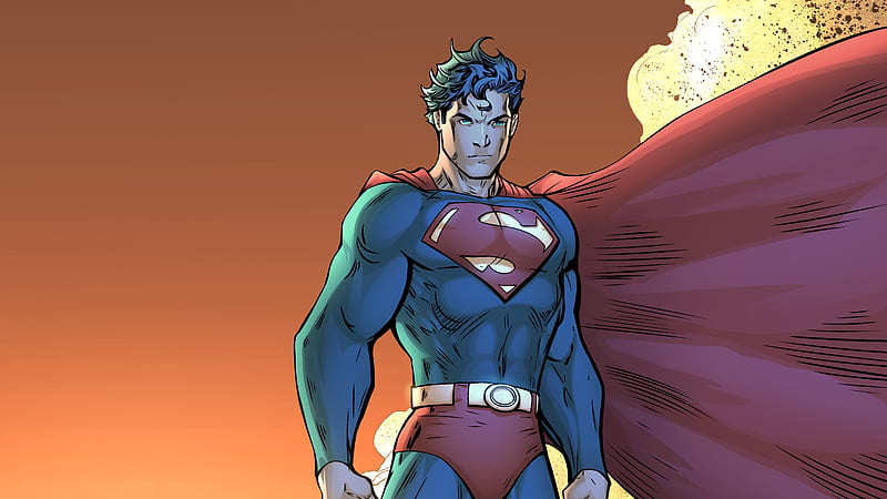 Superman Comic Book Poster , superman, comic, poster, superheroes, HD wallpaper
