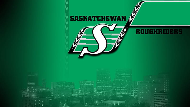 Saskatchewan Roughriders CFL, Regina, Logo, CFL, Saskatchewan, HD wallpaper