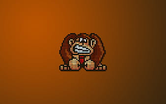 Wallpaper game, Nintendo, gorilla, Donkey Kong, 1981, Shigeru Miyamoto,  Coleco images for desktop, section игры - download