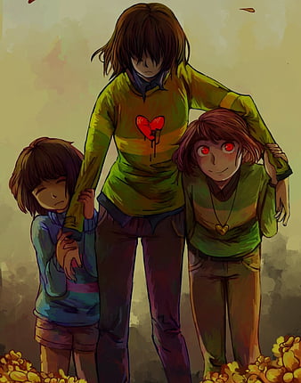 Some wallpapers #wallpapers #undertale #sans #frisk #determination