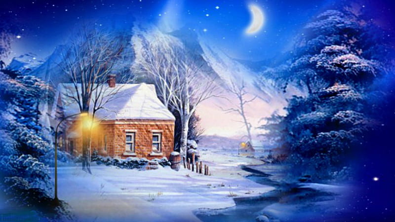 Winter Wonderland ~*~, holidays greetings, winter wonderland, happy ...