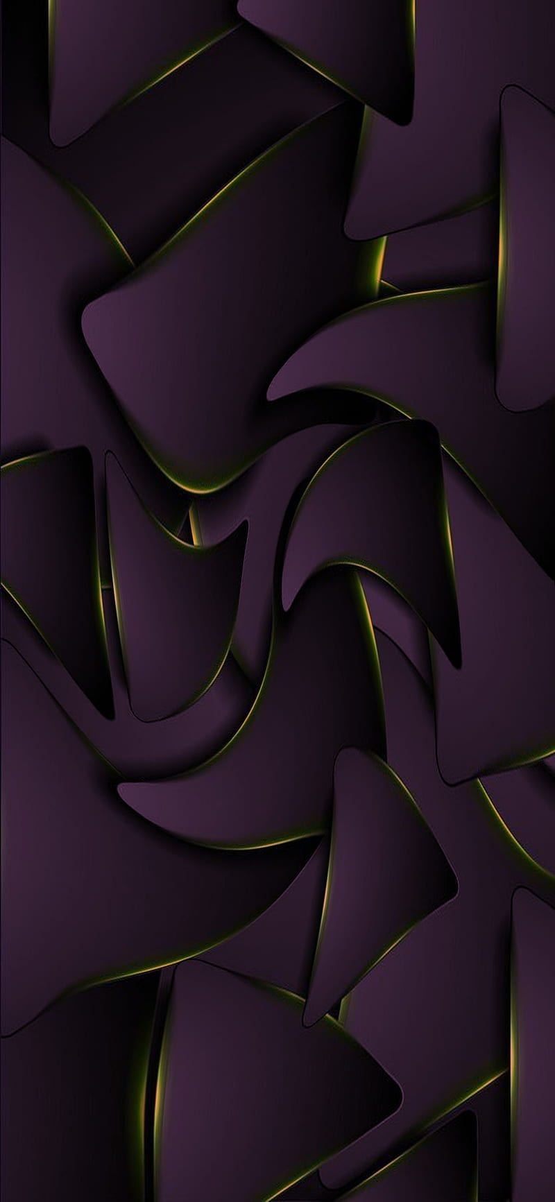 Purple, abstract, dark, digital, samsung, HD phone wallpaper