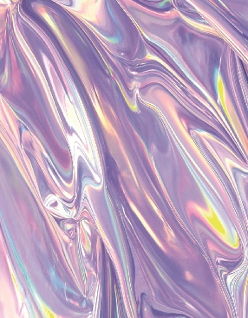 Holographic , holo, holographic, pastel, purple, rainbow, silk, tablet, HD phone wallpaper
