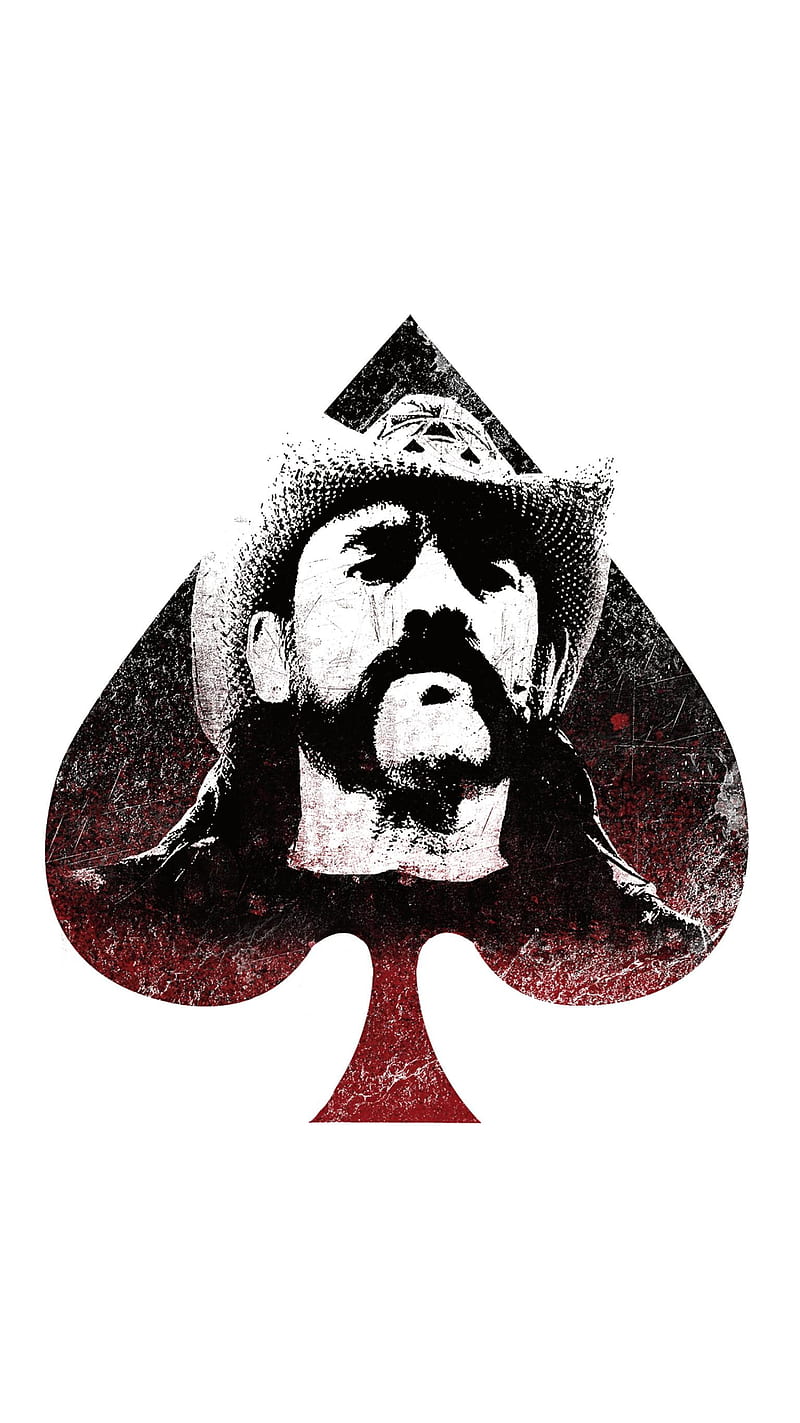 Lemmy Logo, aceofspades, king, lem, lemmykilmister, motorhead, rock, spades, HD phone wallpaper