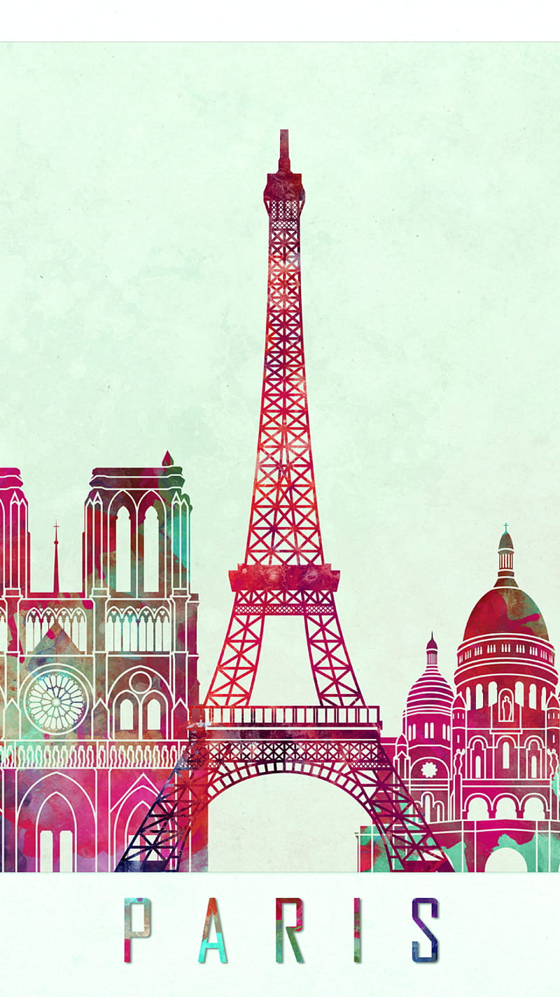 París, torre eiffel, francia, rosa, blanco, Fondo de pantalla de teléfono  HD | Peakpx
