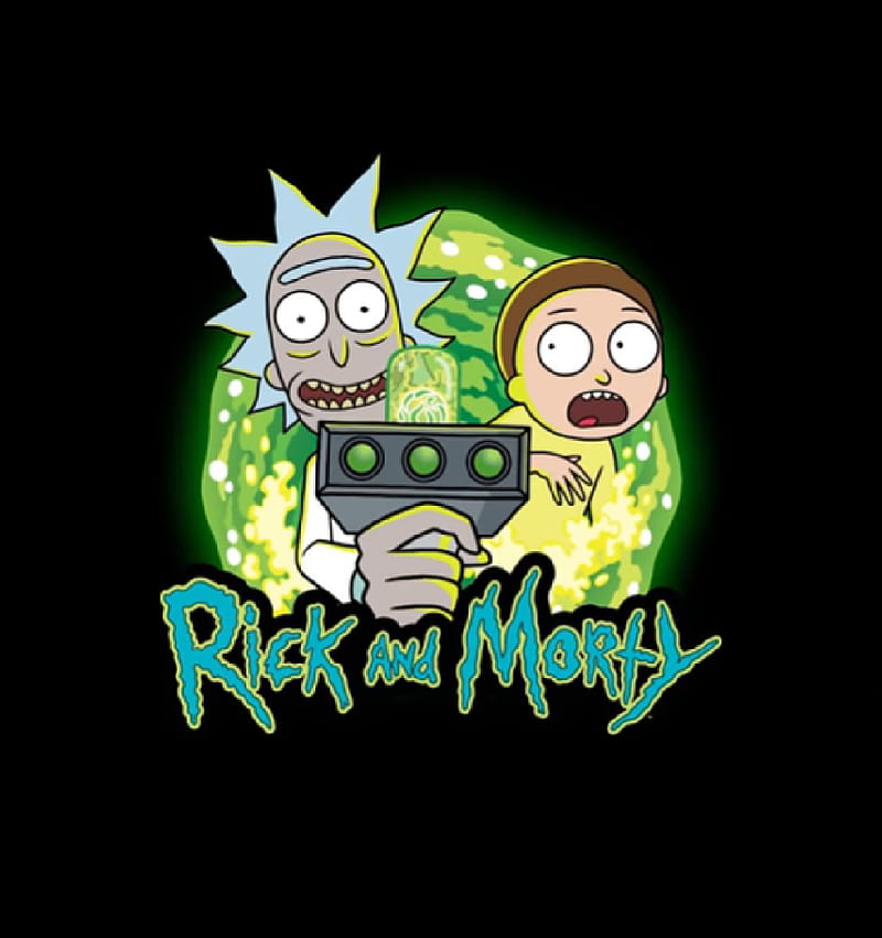 Rick and Morty oled, adult, swim, HD phone wallpaper