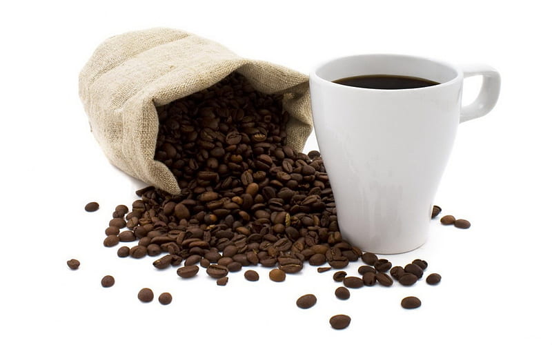 *** Fresh Coffee ***, ziarna, martwa, kawa, nature, swieza, HD wallpaper
