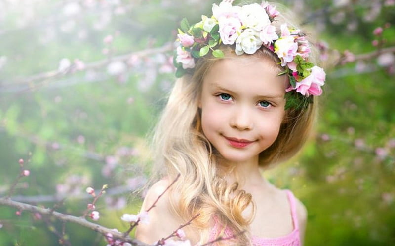 little girl, pretty, adorable, sightly, sweet, nice, beauty, face, child, bonny, lovely, pure, blonde, baby, cute, eyes, white, little, Nexus, bonito, dainty, kid, graphy, fair, Fun, green, people, pink, blue, Belle, comely, smile, Standing, girl, flower, nature, childhood, HD wallpaper