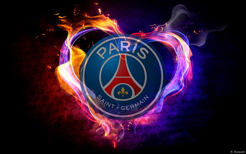 Paris Saint-Germain F.C., football, soccer, logo, psg, paris saint germain, HD wallpaper