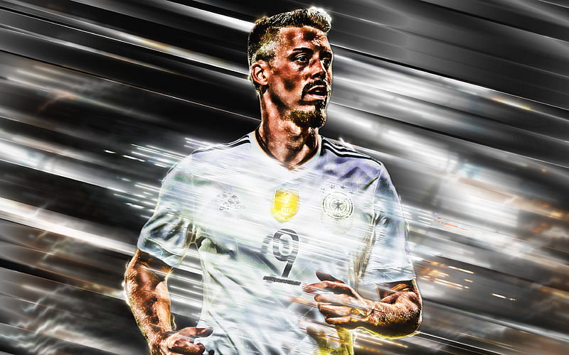 Sandro Wagner, Germany national football team, portrait, art, German footballer, Germany, soccer, HD wallpaper