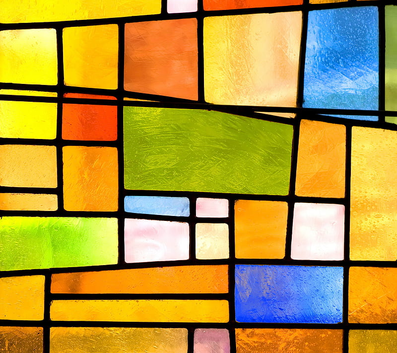 Stained Glass, colorful, mosaic, window, HD wallpaper