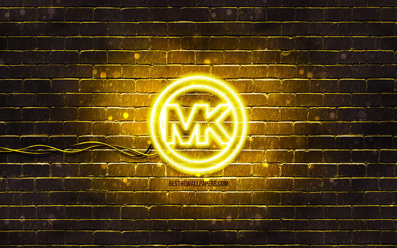 Michael Kors yellow logo yellow brickwall, Kors fashion brands, wallpaper | Peakpx