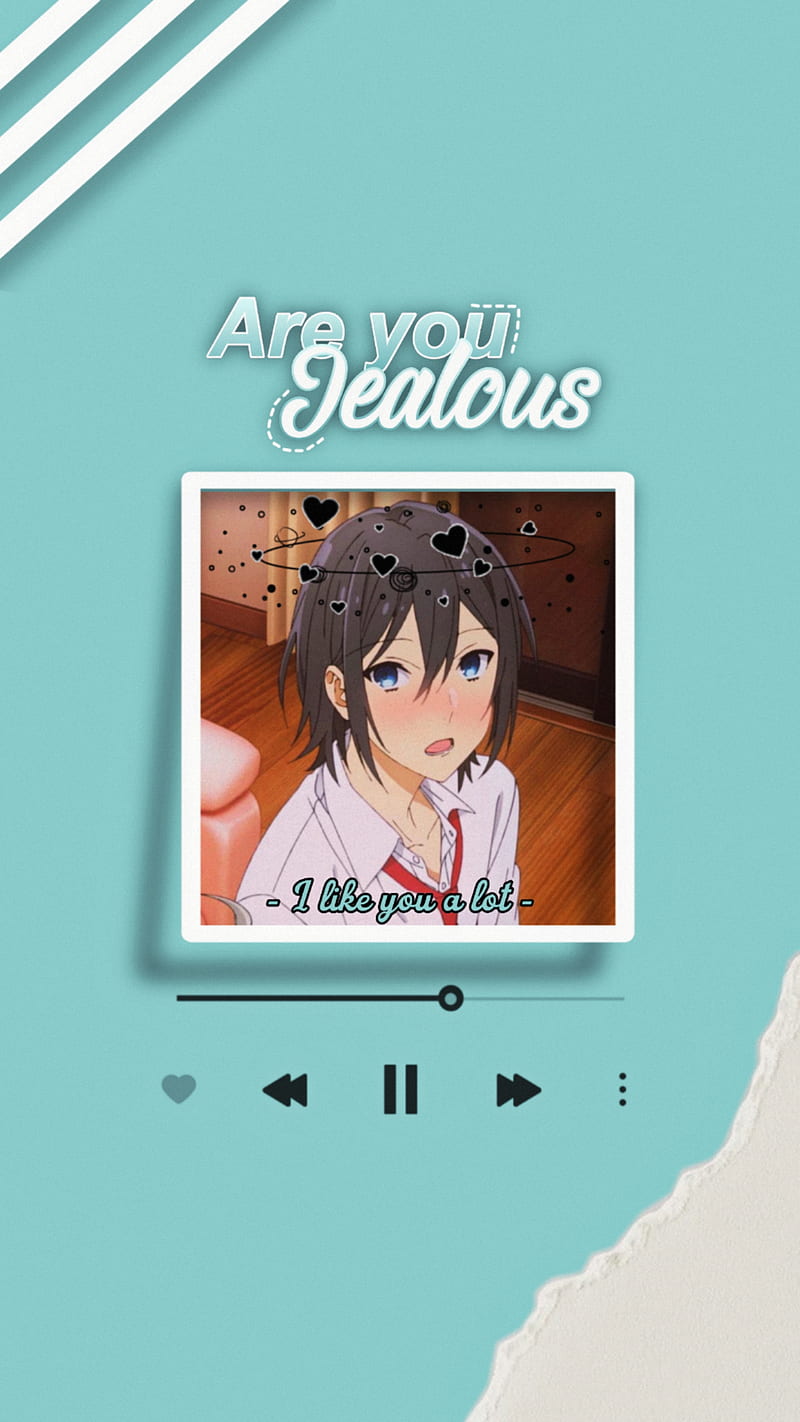 Download Caption: Anime Enthusiast's Delight - Portrait Of Miyamura Izumi  Wallpaper