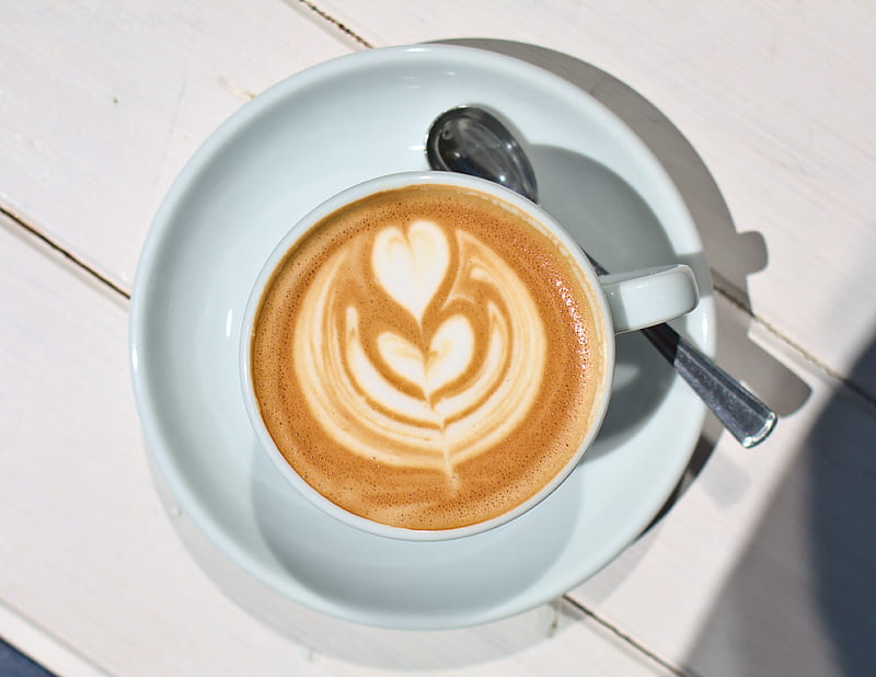cappuccino, coffee, drink, foam, mug, HD wallpaper