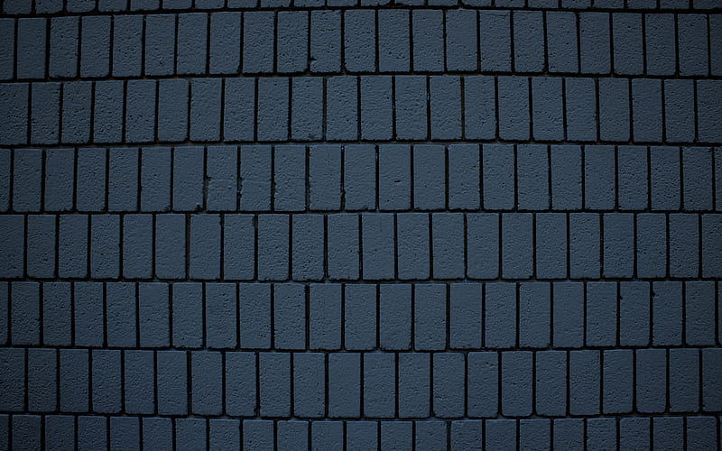 blue brickwork texture, blue brick background, brick wall texture, vertical bricks texture, blue bricks, HD wallpaper