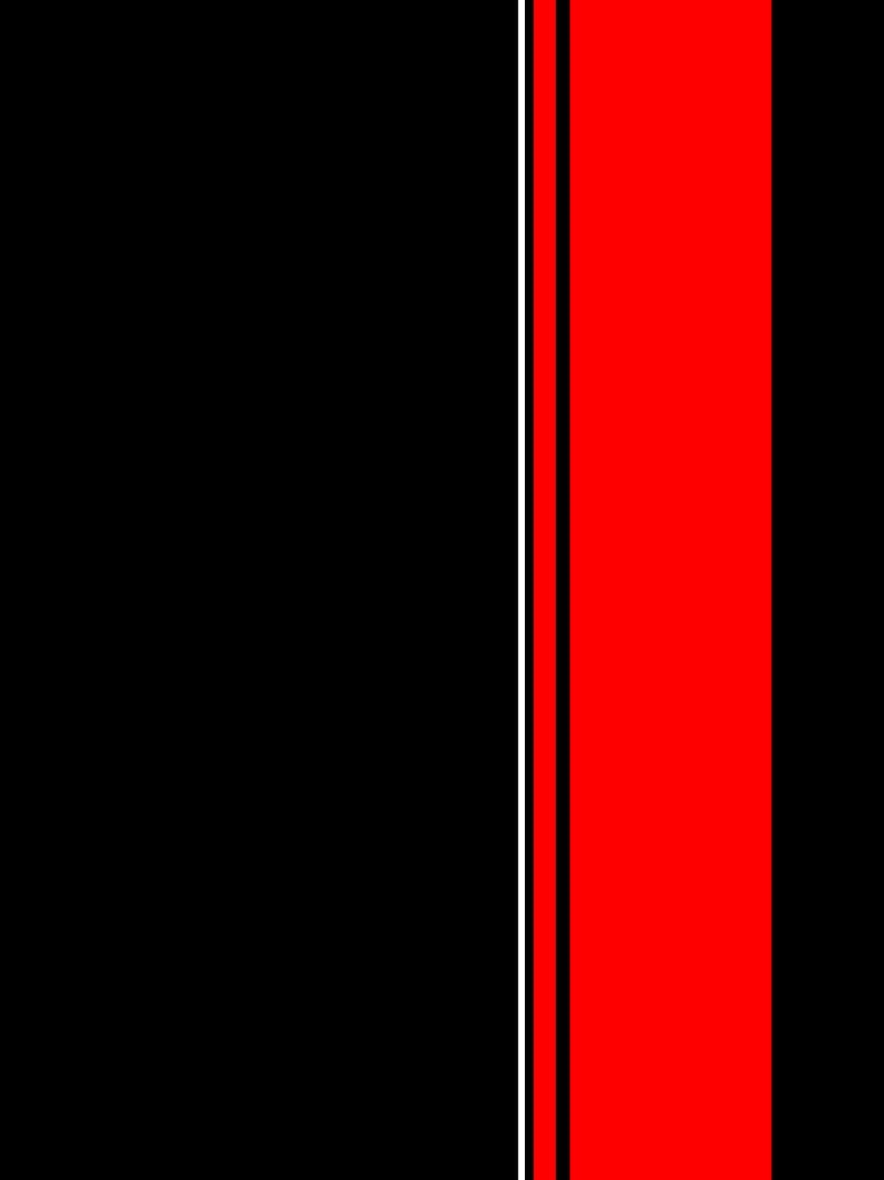 Matts Stripes, basic, black, edge, red, simple, white, HD phone wallpaper