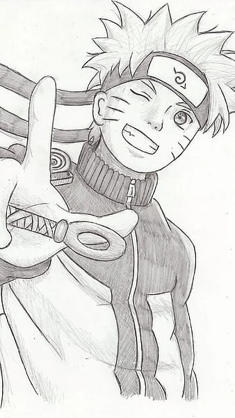 NARUTO UZUMAKI pencil drawing by me. : r/Naruto