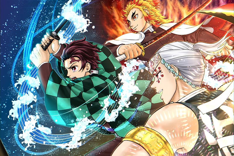 KYOJURO RENGOKU VS TENGEN UZUI  QUAL É O PILAR MAIS FORTE? - KIMETSU NO  YAIBA 