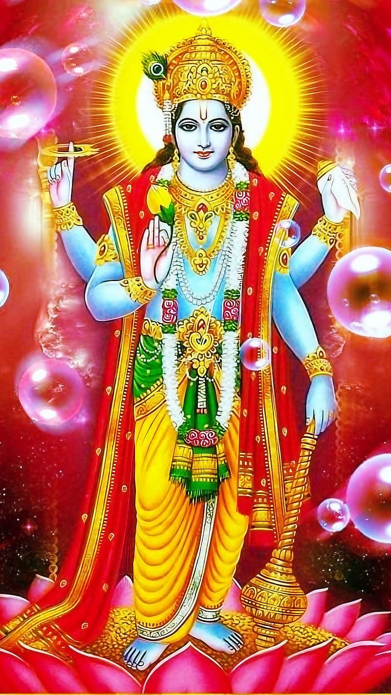 Vishnu Bhagwan Ke, lord vasudev, lord, god, vasudev, HD phone ...