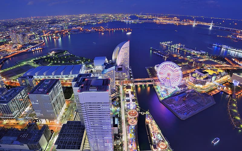 Cities, Yokohama, HD wallpaper