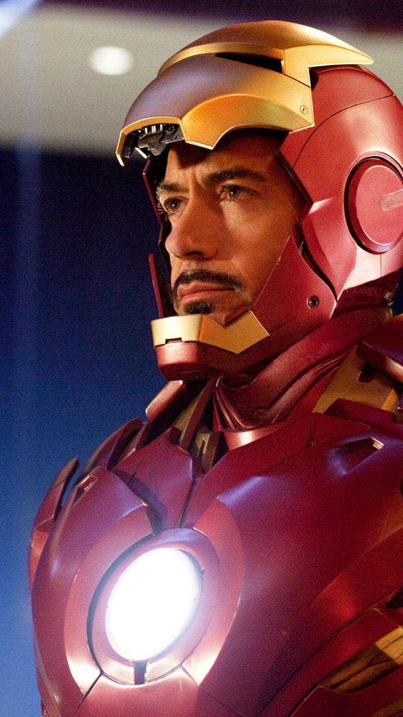 Robert Downy Junior as Iron Man , iron man, robert downy junior, technology, la maquina, robert downy jr, avengers, super hero, HD phone wallpaper