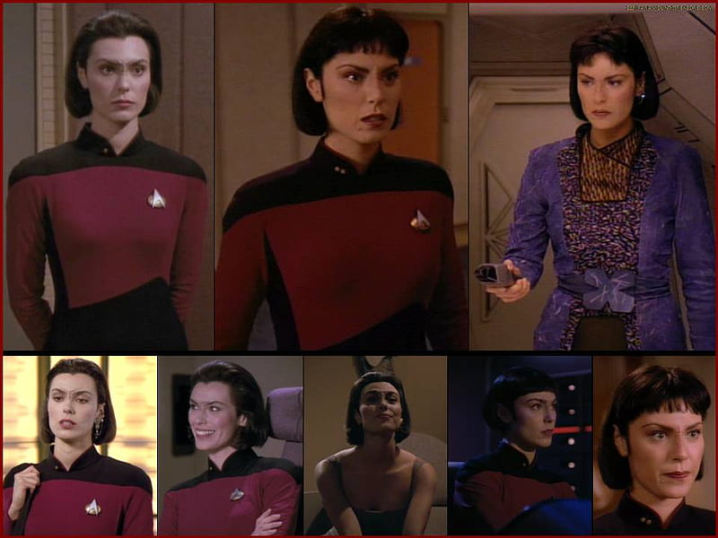 Michelle Forbes as Lt. Ro Laren from Star Trek: The Next Generation, michelle forbes, ensign ro, star trek, ro laren, HD wallpaper