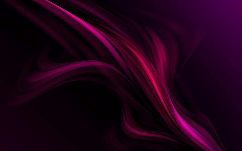 purple abstract waves, 3D art, abstract art, abstract waves, creative, violet backgrounds, geometric shapes, HD wallpaper