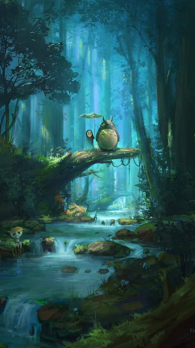 Totoro Android Wallpapers  Top Free Totoro Android Backgrounds   WallpaperAccess