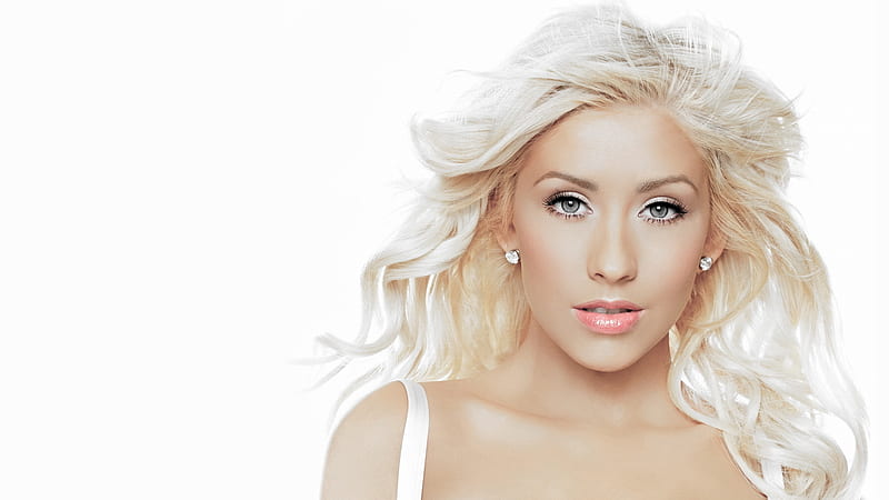 Christina Aguilera, girl, blonde, beauty, face, white, woman, singer ...