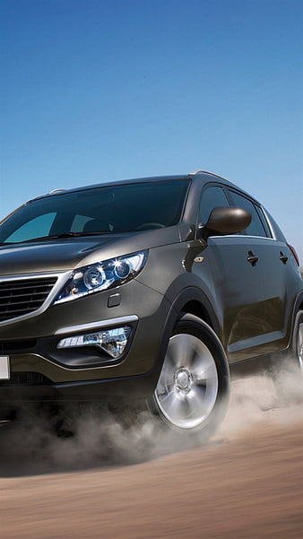 Sportage, 4x4, car, good, kia, korea, korean, snow, speed, HD phone wallpaper