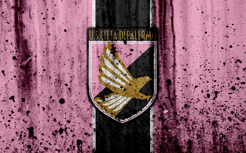 Palermo grunge, Serie B, football, Italy, logo, soccer, FC Palermo, stone  texture, HD wallpaper | Peakpx