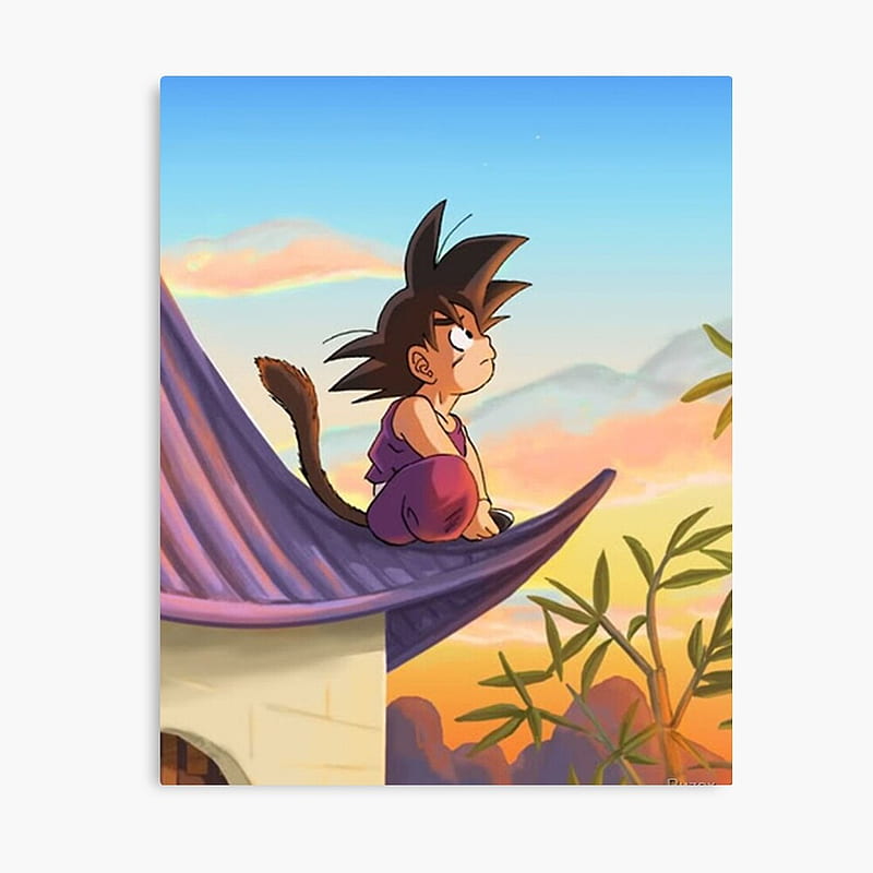 goku sunset graphic Print, HD phone wallpaper