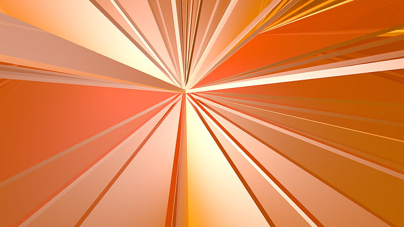 Orange Brown Sharp Lines Abstract, HD wallpaper