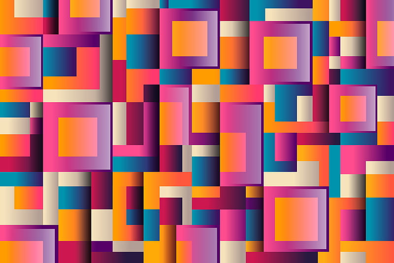 Abstract Shapes , abstract, shapes, colorful, HD wallpaper