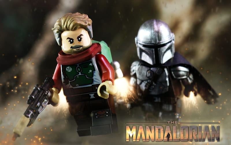 Lego, Cobb Vanth, Star Wars, The Mandalorian (Character), The Mandalorian (TV Show), HD wallpaper