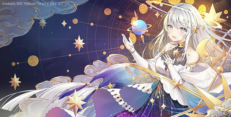 anime galaxy girl Marzipan - Illustrations ART street