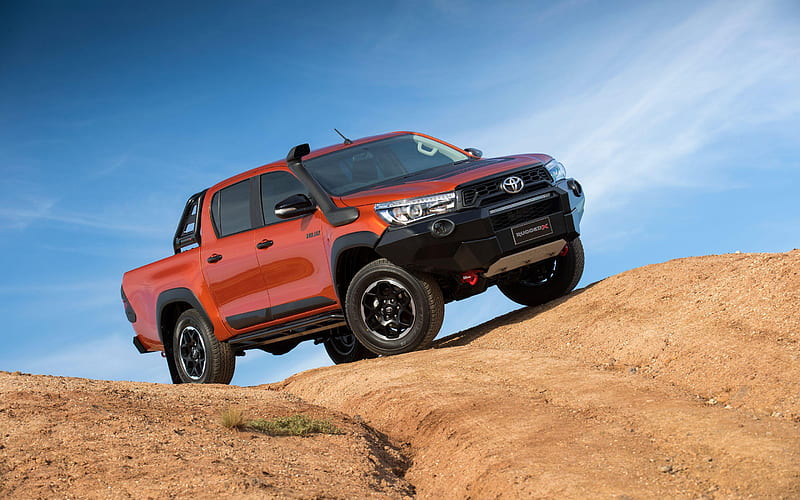 Toyota Hilux Rugged X Double Cab, offroad, 2018 cars, Toyota Hilux, pickup, new Hilux, Toyota, HD wallpaper