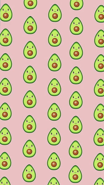 Cute green avocado pattern A cute green pattern with avocado A great  cartoonish design for those who love a  Avocado art Avocado painting  Cute pastel wallpaper