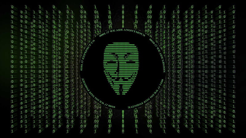 Anonymus Matrix, anonymus, hacker, computer, matrix, HD wallpaper