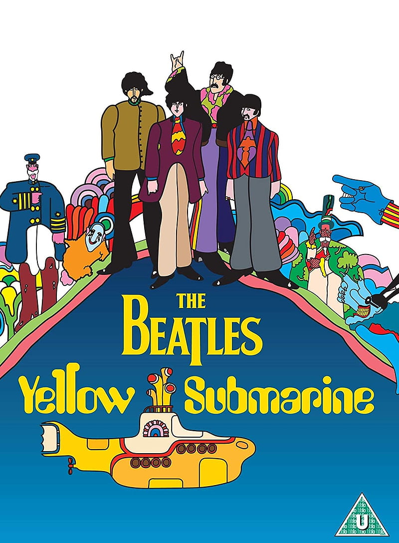 The Beatles, band, music, rock, yellow submarine, HD phone wallpaper